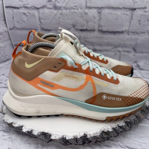 Nike Women's React Pegasus Trail 4 GTX 'Have a Nice Day' Gore-Tex Shoes Size 8 - Picture 4 of 14